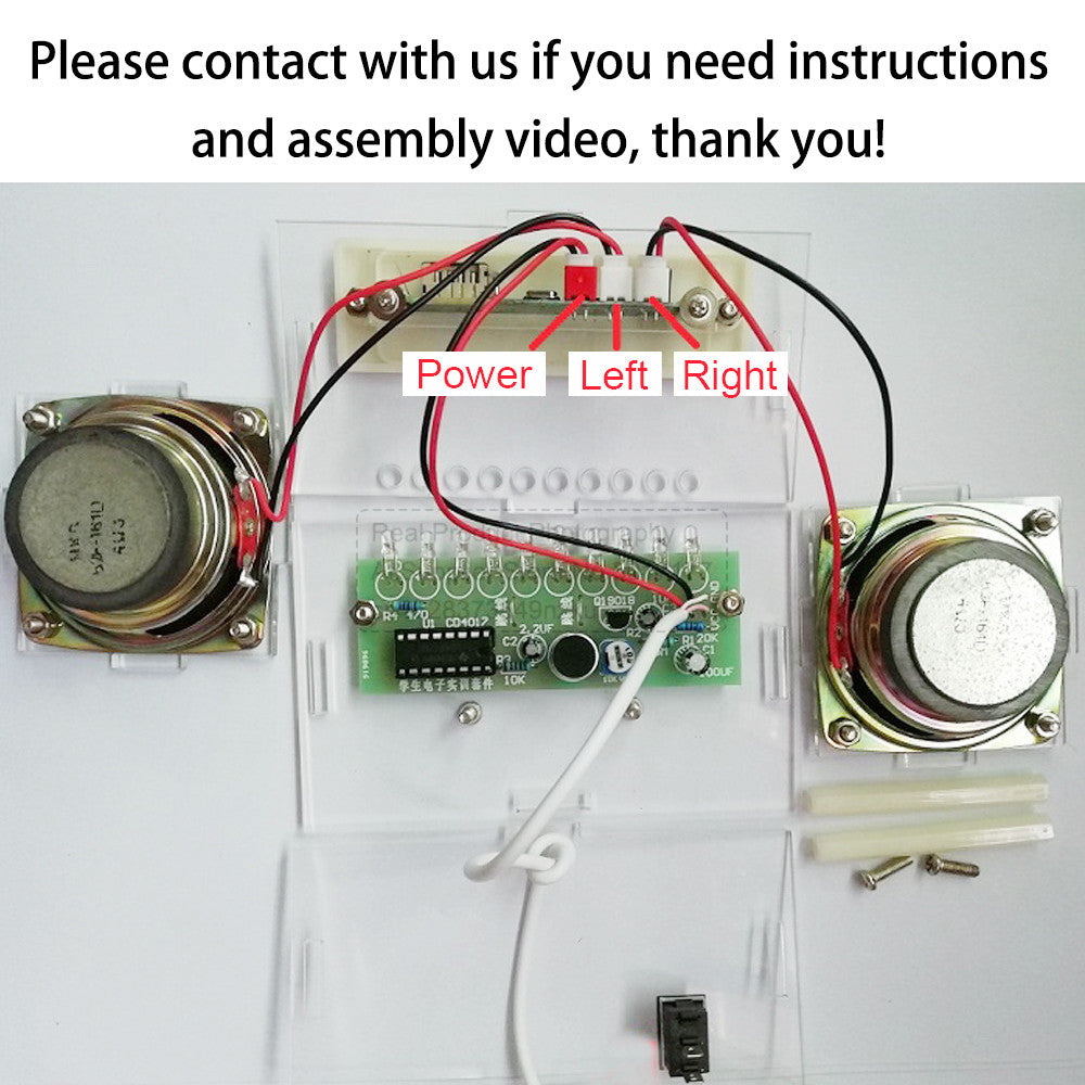 DIY Bluetooth Speaker Kit Electronics DIY Soldering Project Practice Solder Assembly DIY Electronic Kit Component 2*3W Speakers Lootquake LLC