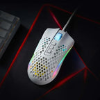 Redragon M808 Storm Lightweight RGB LED USB Gaming Mouse 12,400 DPI Optical Sensor 7 Programmable Buttons Precise Regist Lootquake LLC
