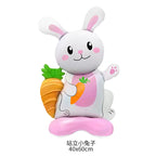 Easter Bunny Inflatables Balloon Decorations Standing Carrot Balloons Cute Carrot Rabbit Happy Easter Party Birthday Decorations Lootquake LLC