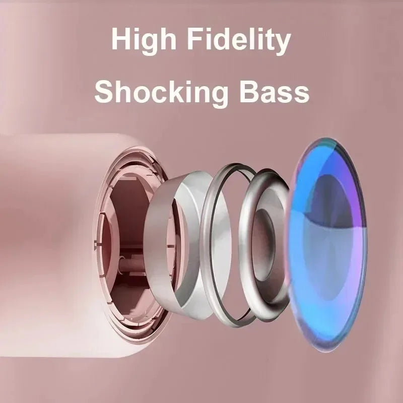 Speaker Bluetooth pink strong function portable Bluetooth speaker outdoor speaker waterproof 10W bass support TF card Lootquake LLC