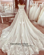 Sexy See-Through Wedding Dress - Exposed Boning Backless Gown | Femstylo