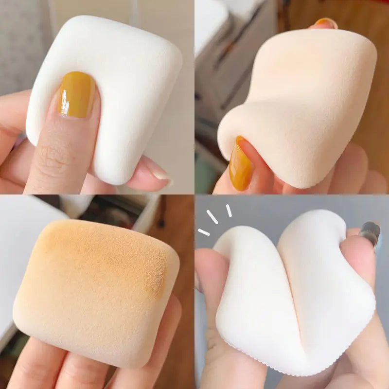 Dry Wet Usable Makeup Cosmetic Puff Sponge Cushion Puff for Foundation Powder Soft and Cute Lootquake LLC