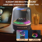 Portable Bluetooth 5.3 Breathing Lamp Speakers 3D Hi-Fi  Audio Subwoofer Outdoor Loudspeaker Music Surround Bass Box Speaker Lootquake LLC