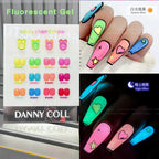 Fluorescence Lacquer Nail Polish Gel UV&LED Fluorescent Gel Semi-permanent Varnish Soak Off Gel Polish12 Colors/set Lootquake LLC