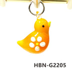 2pcs Cute Tiny Bird Charm Glass Pendant Kawaii Style Bird Mini Figurine Easter Ornament for Diy Women Jewelry Making Accessories Lootquake LLC