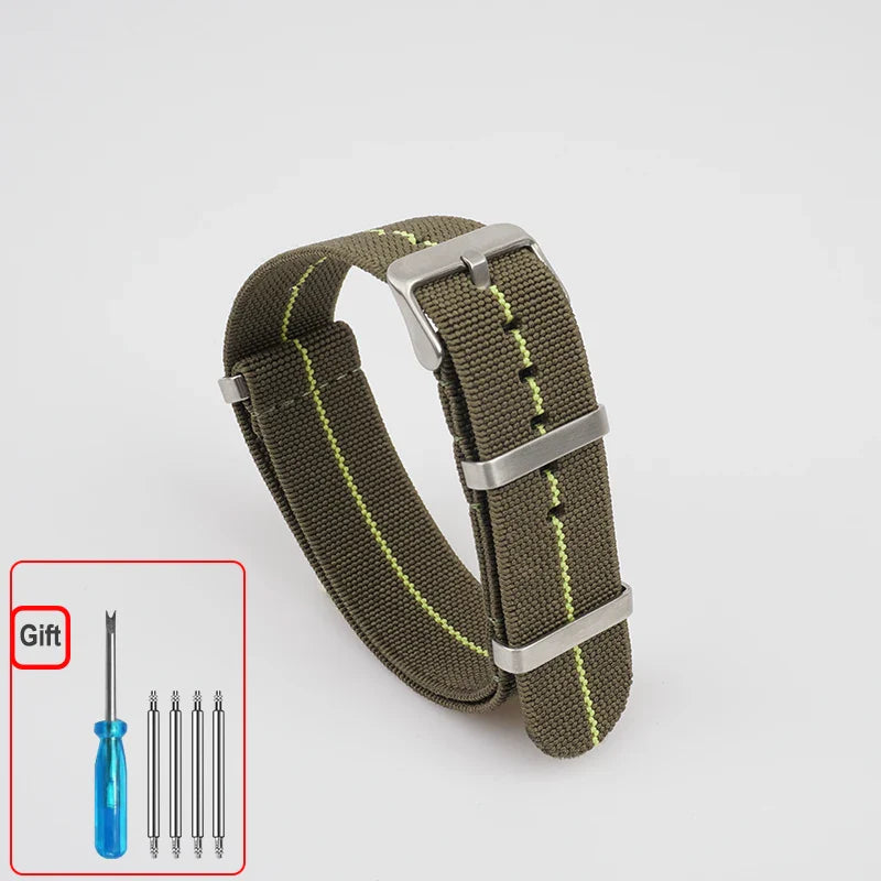 Amazfit Nylon Watch Band NATO Strap Waterproof Washable Elastic