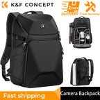K&F Concept Outdoor Sports Camera Backpack 20L Waterproof Front HardShell Camera Bag For DSLR Camera/15.6" Laptop/Tripod Holder Lootquake LLC