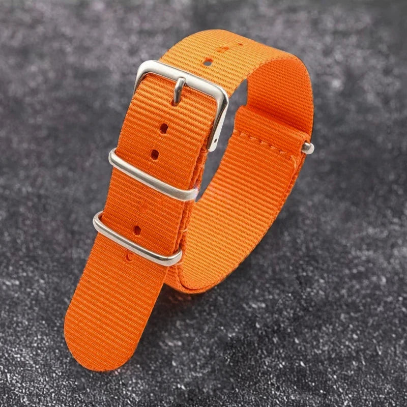 Polar Nylon Watch Strap Canvas Band, Unisex, Durable Pin Buckle Wristband