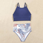 Leopard Luxe: High Waist Bikini Set