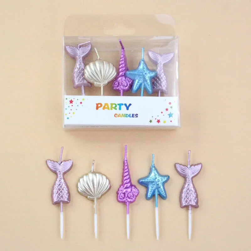 Birthday Cake Candles Children's Gift House Mini Candle Colored Beautiful Ritual Funny Girl Christening Gifts For Guests Candle Lootquake LLC