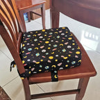Baby Dining Chair Booster Cushion Removable Kids Highchair Seat Pad Star Chair Heightening Cushion Child Chair Waterproof Seat Lootquake LLC