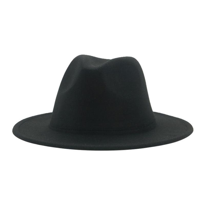 Modern Hats For Women Fedoras Winter Women Hats Simple Classic Hat Wedding Lady Retro Wide Brim Floppy Hat Men Fedora Hat Fashionable Classic Wide Brim Hat For Summer Dress Hats Stevvex
