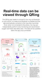 2024 COLMI R02 Smart Ring with Charging Case for Men Women, Battery Life, 39 Days, Health Monitor, 5ATM Waterproof