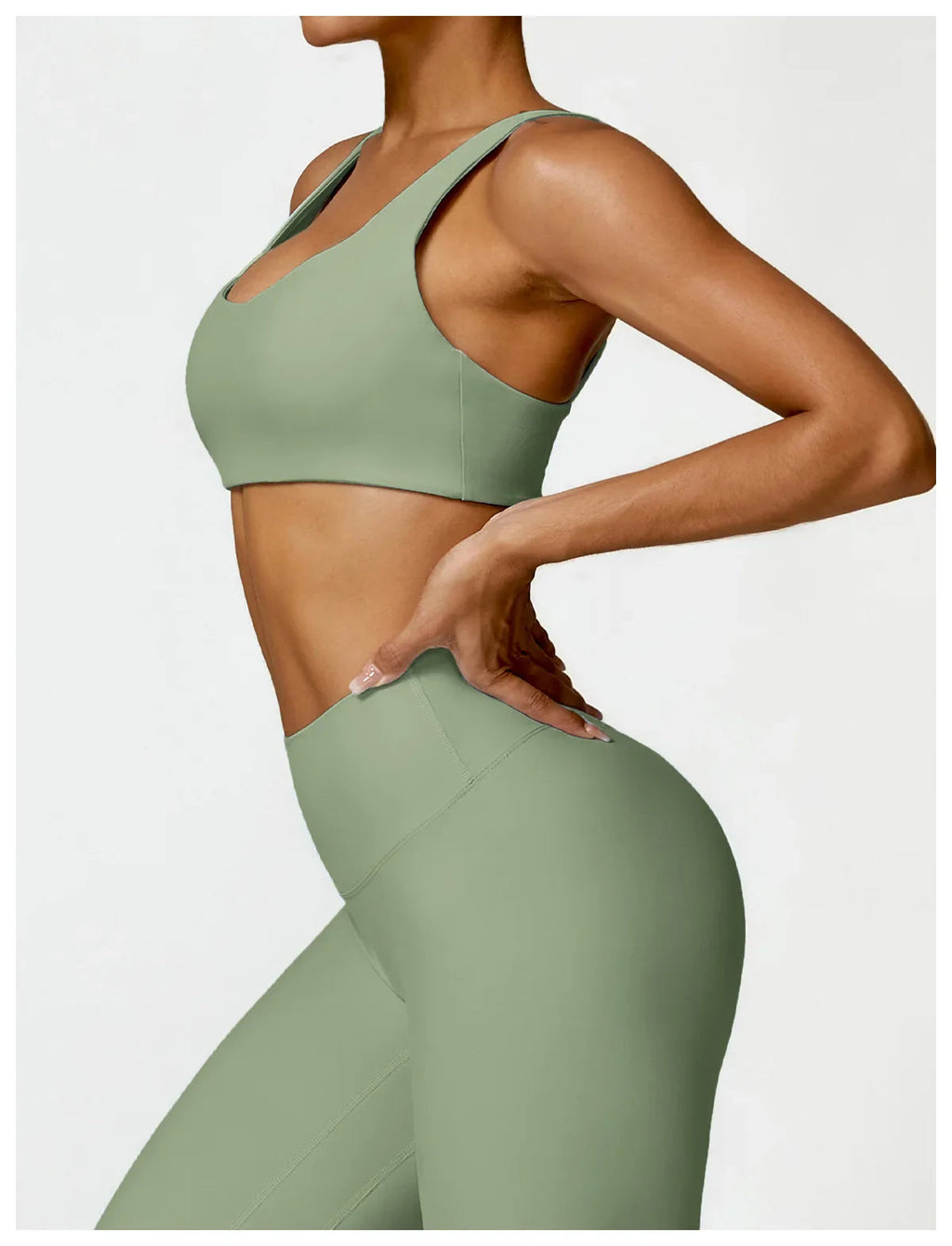 ElevateFit 2-Piece Yoga Ensemble: Comfort Meets Style THRIXINE