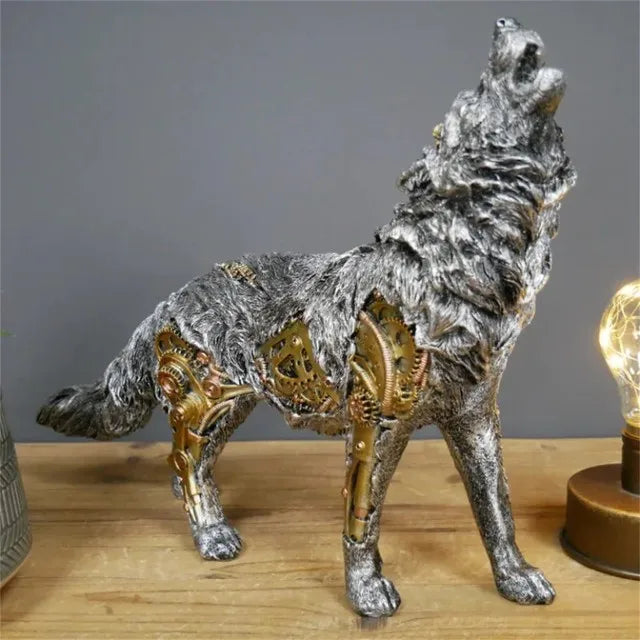 Steampunks Style Animal Sculpture Mechanical Animal Ornament Decoration Heavy Industry Decoration Resin Mechanical Decoration Lootquake LLC