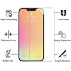 4PCS Tempered Glass for iPhone 11 12 13 14 Pro XR X XS Max Screen Protector on for iPhone 12 Pro Max Mini 7 8 6 6S Plus SE Glass Tempered Glass Easy Frame Installation HD Ultra-Thin Screen Protector Stevvex