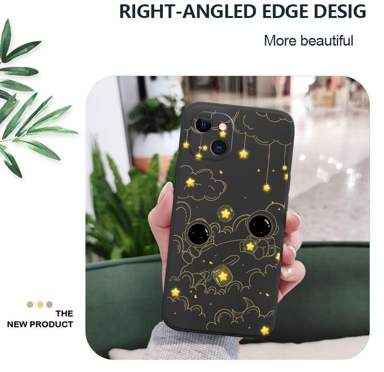 Astronaut Phone Case For Iphone 14 13 12 11 Pro Max Mini X Xr Xs Max Se2020 8 7 Plus 6 6s Plus Cover Heavy Duty Hybrid Protection Cover Stevvex