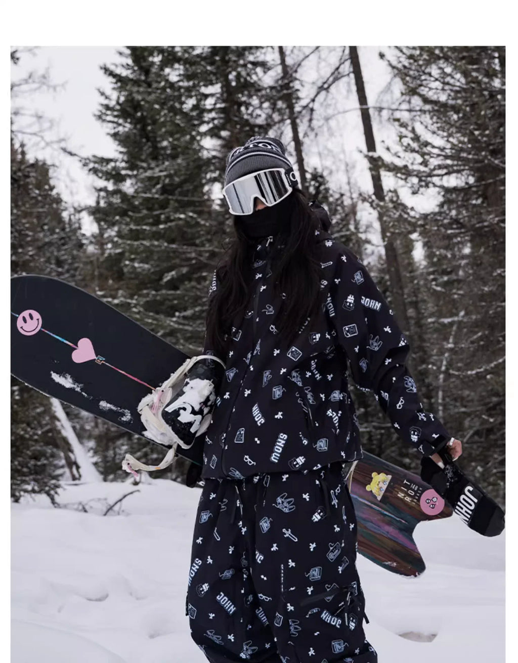 JOHN SNOW Ski Suit Set Windproof Waterproof Warm Women's Skiing Pants - SJB-DIAMOND ELITES
