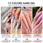 30ML Hard Gel For Nail Extension Milky White Builder Constructor Gel Self Leveling Reinforcement Nail Gels Camouflage Manicure Lootquake LLC