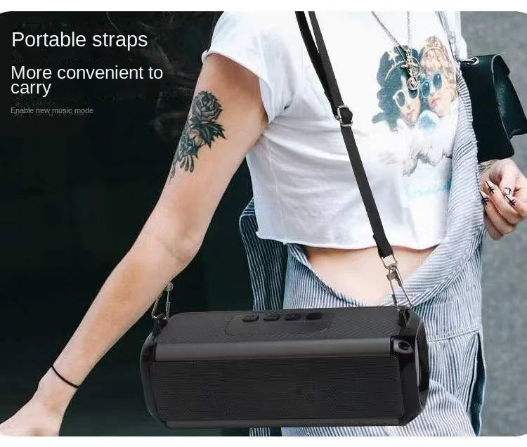 Portable Bluetooth Speaker with Hi Res Audio Extended Bass and Treble Wireless HiFi High Quality Super Volume Speakers Lootquake LLC