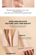 Flawless All Day: 9 Color Waterproof Concealer Foundation For Women Makeup Full Coverage Long Lasting Moisturizing Lootquake LLC