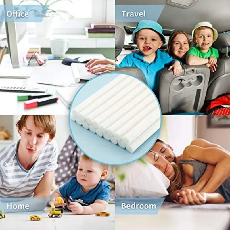 30 Pcs/Pack Humidifier Filter Cotton Refill Travel Mini Humidifier Filters Sticks Car Humidifier Replacement Parts Lootquake LLC