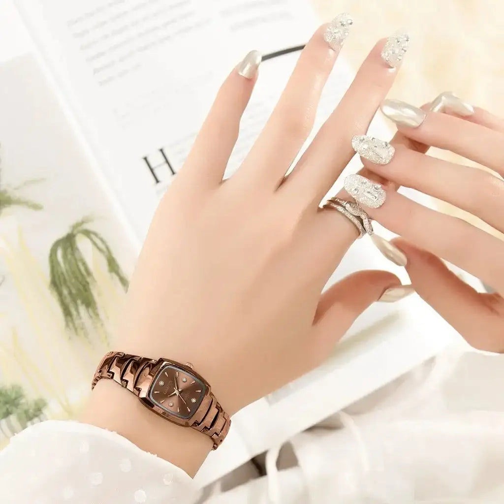 2024 Ladies Fashion Casual Quartz Watch Women Business Stainless Steel Strap Watch Women's Watch Clock Leisure Reloj Mujer