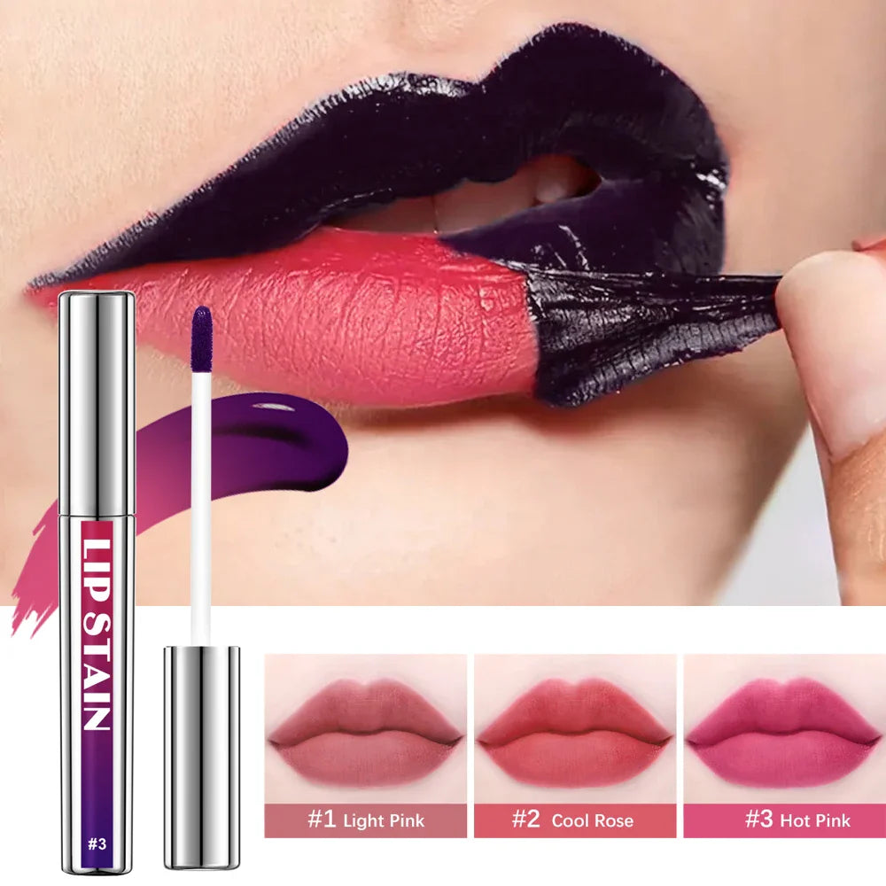 Peel Off Lip Stain Reveal Long Lasting Waterproof Pink Lip Tint Transfer Proof Non-stick Cup Natural Lip Stain Women's Cosmetics Lootquake LLC