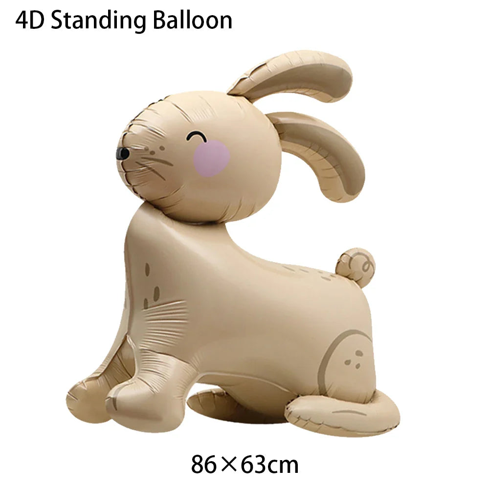 Easter Bunny Inflatables Balloon Decorations Standing Carrot Balloons Cute Carrot Rabbit Happy Easter Party Birthday Decorations Lootquake LLC