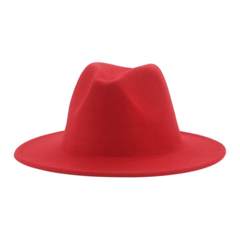 Modern Hats For Women Fedoras Winter Women Hats Simple Classic Hat Wedding Lady Retro Wide Brim Floppy Hat Men Fedora Hat Fashionable Classic Wide Brim Hat For Summer Dress Hats Stevvex