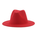 Modern Hats For Women Fedoras Winter Women Hats Simple Classic Hat Wedding Lady Retro Wide Brim Floppy Hat Men Fedora Hat Fashionable Classic Wide Brim Hat For Summer Dress Hats Stevvex