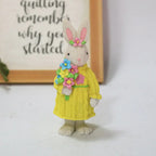 2023 New Easter Decoration for HomeResin Easter Bunny Rabbit Easter Craft Festival Bunny Ornament Decor Festival Egg Gifts Decor Lootquake LLC
