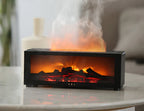 Air Humidifier Essential Oil Diffuser Flame Aroma Humidifier Home Room Fragrance Diffuser with Night Light Aromatherapy Diffuser Lootquake LLC
