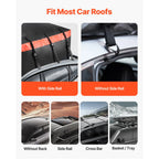 SucceBuy Car Rooftop Cargo Carrier Bag 20/23 Cubic Feet Roof Cargo Carrier 840D PVC Waterproof Car Roof Luggage Bag for  Vehicle Lootquake LLC