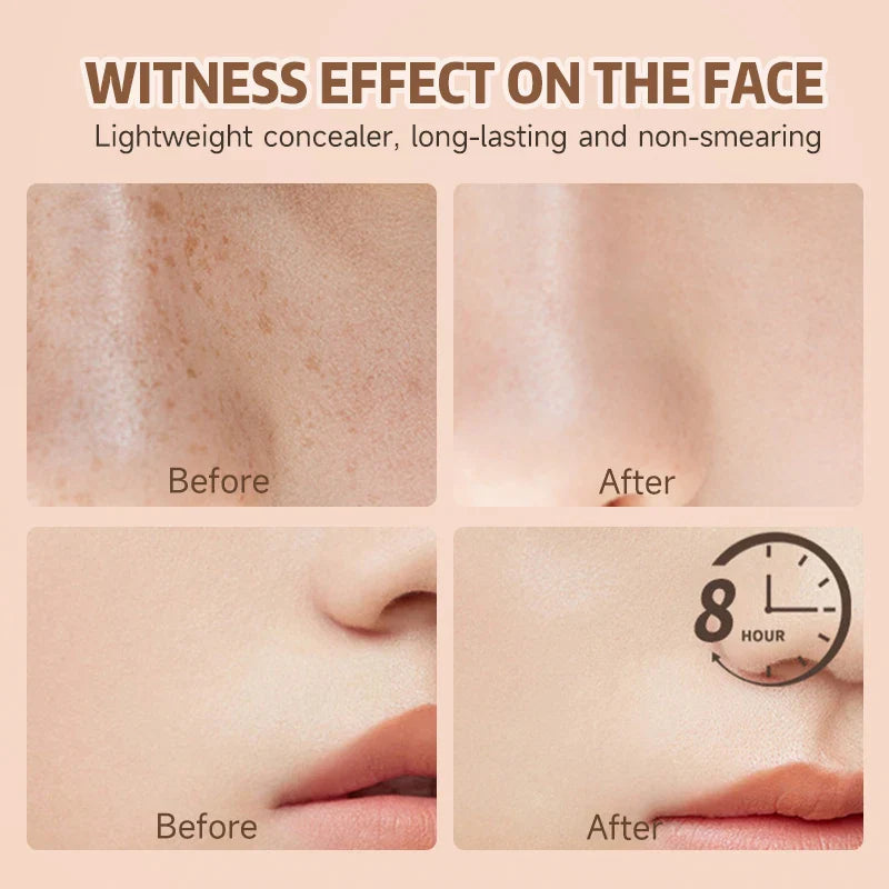 2-color Liquid Foundation BB Cream - Matte Cream, Long-lasting 24-hour Coverage Waterproof, Sodium Hyaluronate and Vitamin E Lootquake LLC