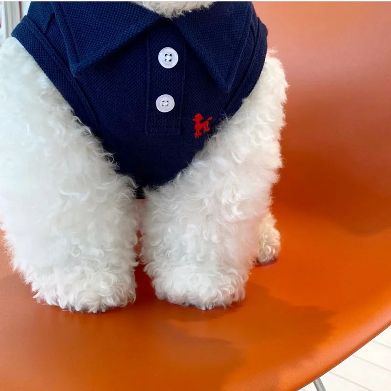 New Pet Dog Polo Shirt Dog Cool Clothes Soft Breathable Yorkie Chihuahua Puppy Clothes Dog Vest for Small Medium Dogs Costumes Lootquake LLC