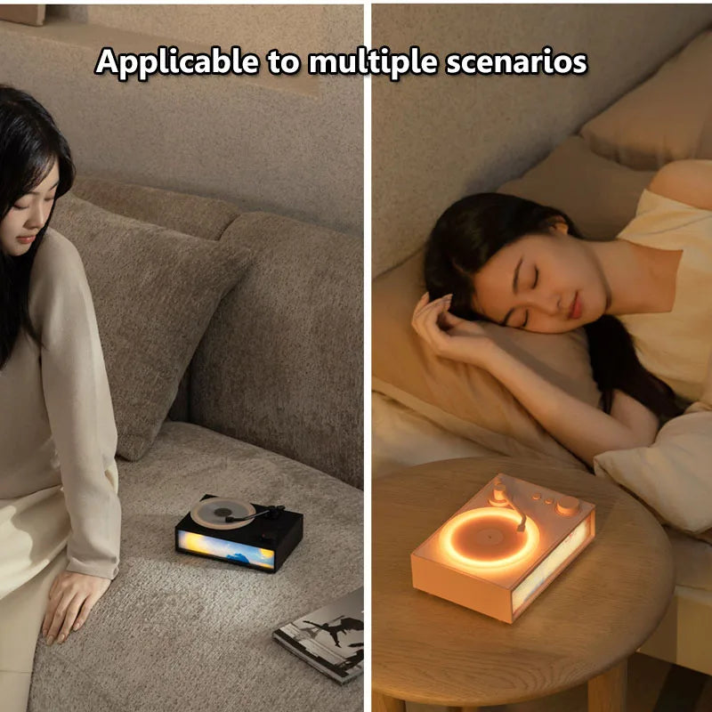 Wireless Vintage Bluetooth Speaker Portable Aromatherapy Atmosphere Light Painting Surround Sound MP3 Music Player Long Enduranc Lootquake LLC