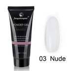 Poly Nail Gel 30g Nude Nature Builder for Nail Extension All Season Gel Color for 3D Molding Gel Nail Strengtheners Long Lasting