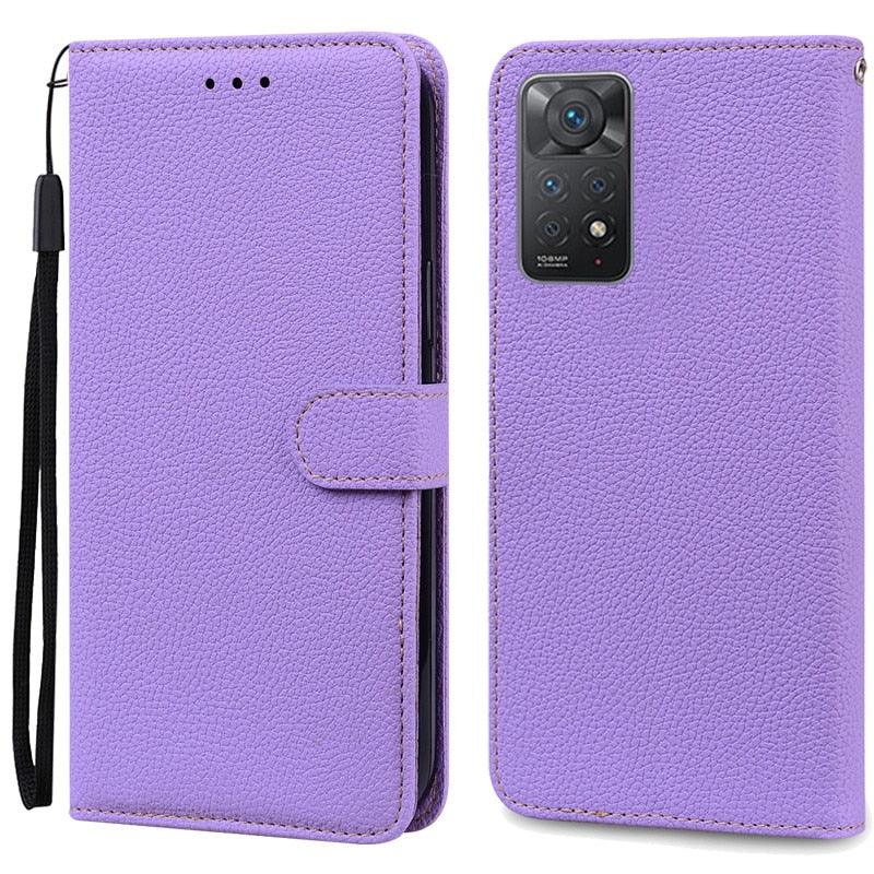 Note 11 Case For Xiaomi Redmi Note 11 11S Case Leather Wallet Flip Case For Redmi Note 11 Pro Phone Cases Note 11S Cover High Quality Flip Leather Wallet Case Stevvex