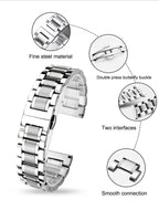 Huawei Stainless Steel Strap - Premium Polished Design - SJB-DIAMOND ELITES
