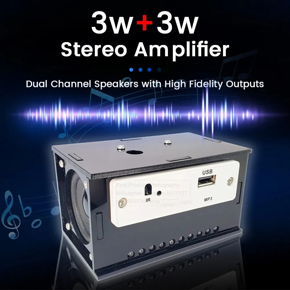 DIY Bluetooth Speaker Kit Electronics DIY Soldering Project Practice Solder Assembly DIY Electronic Kit Component 2*3W Speakers Lootquake LLC