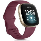 Fitbit Versa & Sense Silicone Bands - Lightweight Minimalist Design - SJB-DIAMOND ELITES