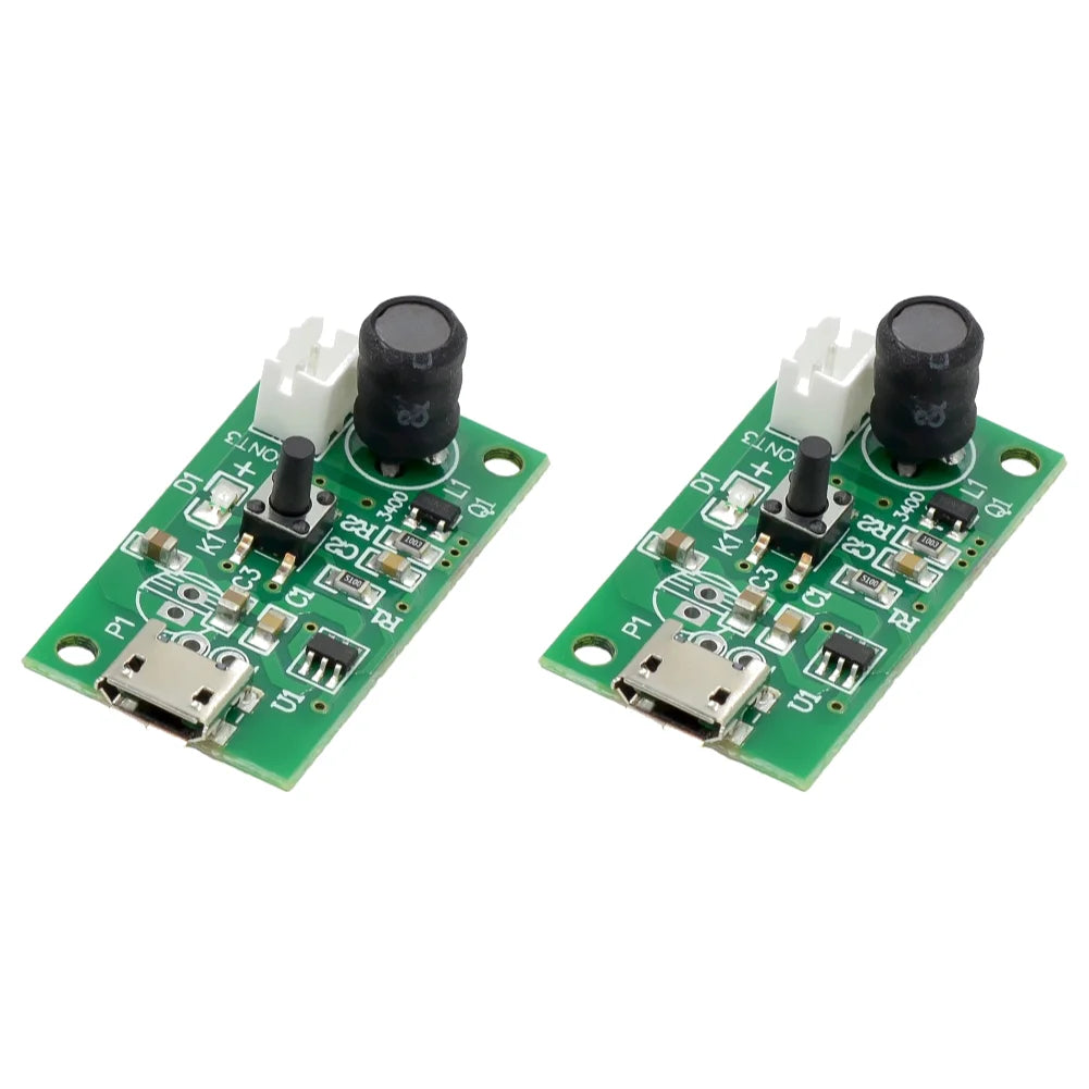 Humidifier Mist Maker and Driver Circuit Board DC 5V Fogger Atomization Film Atomizer Sheet Atomizing Ceramic Humidifier Module Lootquake LLC