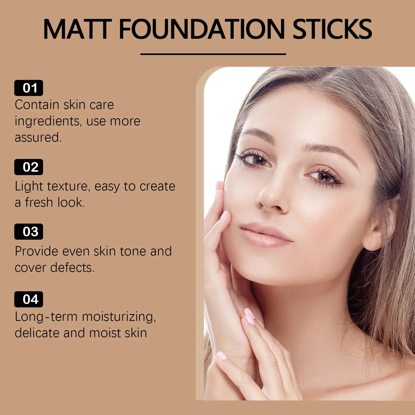Eelhope Concealer Foundation Cream Long-Lasting Makeup Full Coverage Lightweight Waterproof Foundation Face Concealer Cosmetics Lootquake LLC