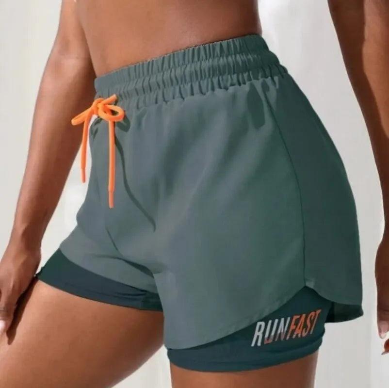 FlexFit High Rise Yoga Shorts THRIXINE