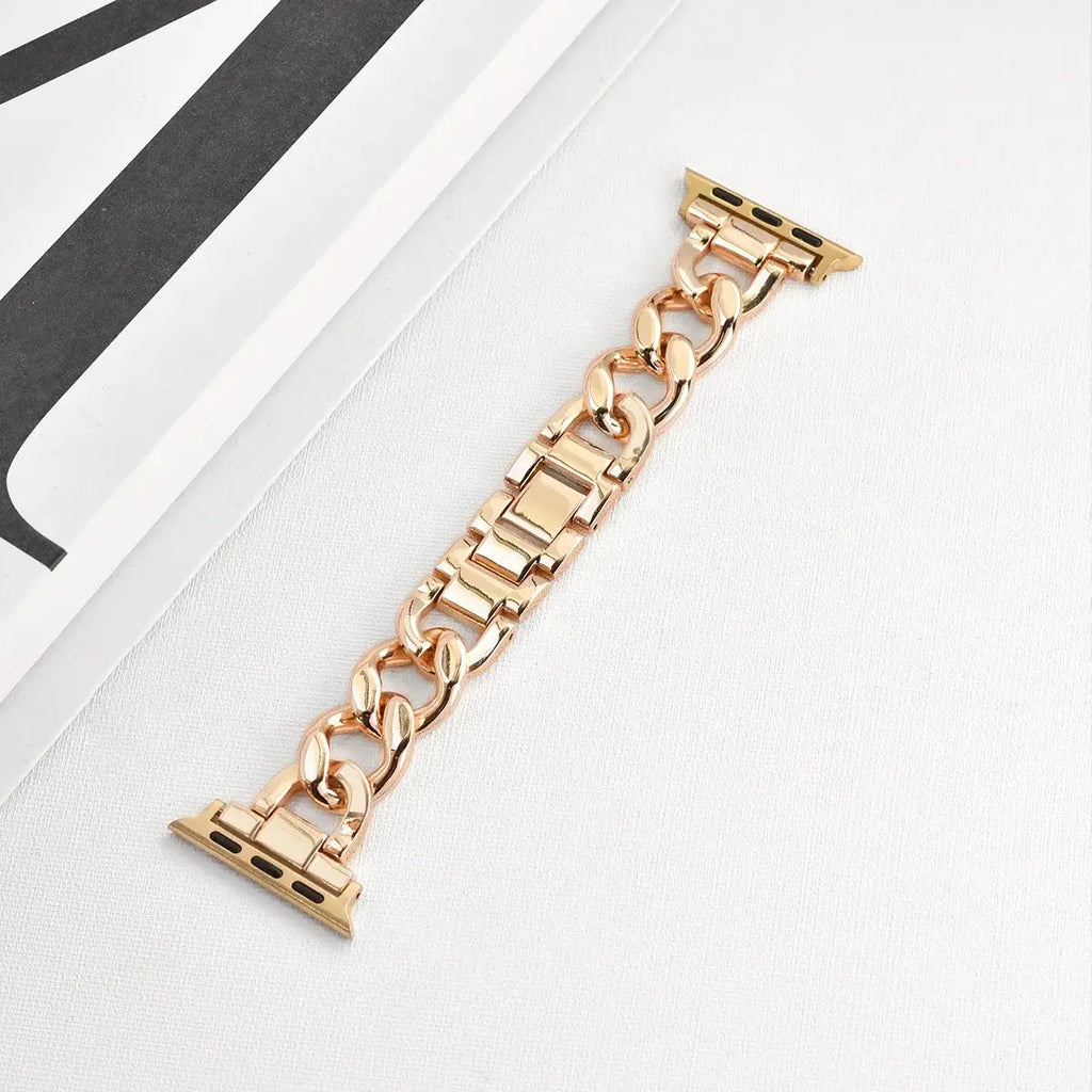 Apple Watch Metal Chain Strap - Premium Stylish Design BandsCo Straps