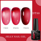 7ml Milky Jelly White Gel Nail Polish Natural Luster Long Lasting Nail Art All for Home DIY Manicure Soak Off UV LED Gel Vernis Lootquake LLC