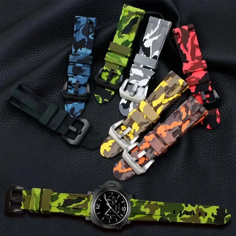 Samsung Galaxy Watch Silicone Band - Soft Waterproof Camo - SJB-DIAMOND ELITES