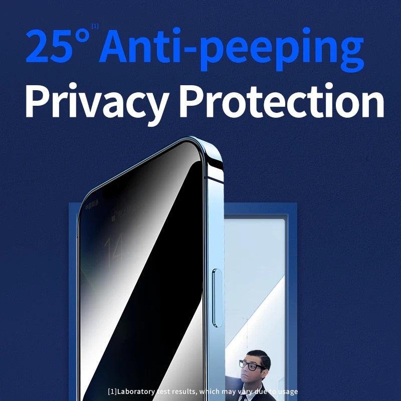 Edge to Edge Coverage Screen Protector for iPhone 14 Pro Max 12 13 Dust Free Phone Screen Protector Glass With Install  Proof Without Bubbles Stevvex