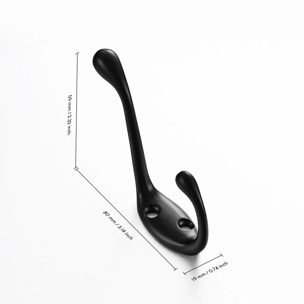 SARIHOSY 1/5Pcs Coat Towel Hook for Bathroom Hook Home Storage Wall Hooks Bathroom Kitchen Accessories Wall Hanger Lootquake LLC